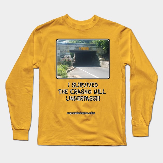 Casho Mill Underpass Survivor Long Sleeve T-Shirt by tyrone_22